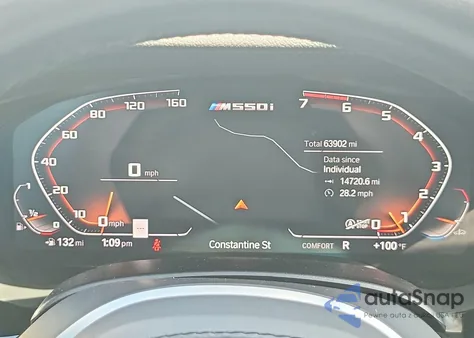 2021 BMW M550Xi z USA, uszkodzony, nr VIN WBA13BK04MCF71483